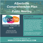 Public meeting invitation graphic