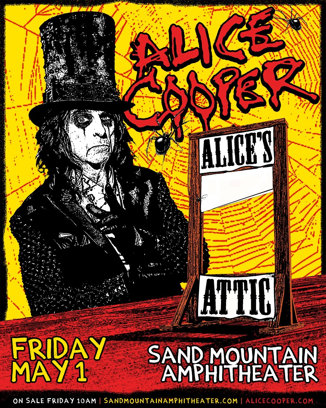 Alice Cooper "Alice's Attic" Tour graphic