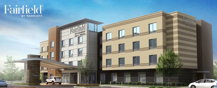 Art rendering of new Marriott Hotel locating to Albertville, AL