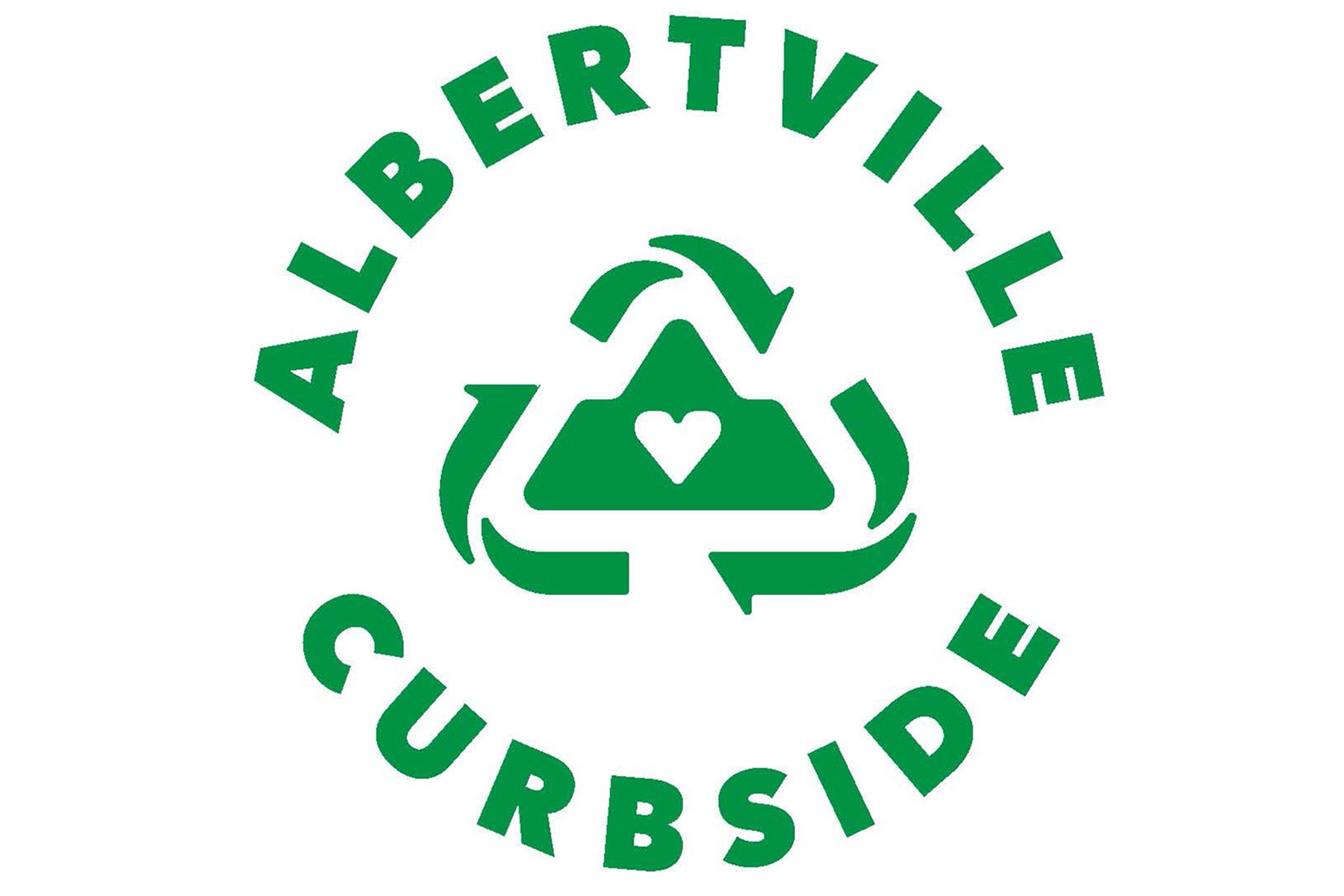 Albertville Curbside Recycle Logo